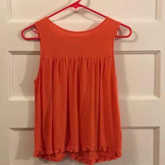 Salmon tank top with butterfly back detail - Picture 1 of 3